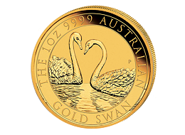 Zlatá mince 1 Oz Australian Swan (Labuť černá) 2022