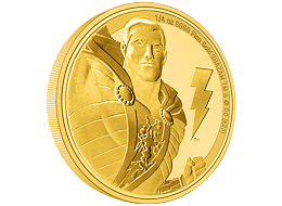 Zlatá mince Shazam™ 1/4 Oz 2023 (Classic Superheroes) - (7.) PROOF