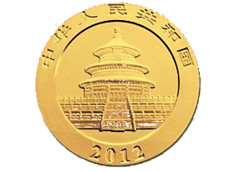 Investiční zlato - zlatá mince 100 Yuan China Panda 1/4 Oz 2012