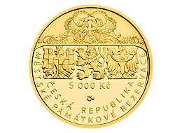 Zlatá mince 5000 Kč Štramberk 2025 PROOF