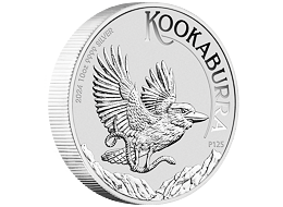 Stříbrná mince 10 Oz Australian Kookaburra (Ledňáček) 2024