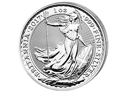 Investiční stříbro - stříbrná mince 2 Pounds Britannia 1 Oz