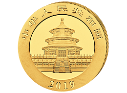 Zlatá mince 50 Yuan China Panda 3g 2019
