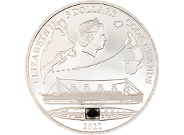 Exkluzivní stříbrná mince 1 Oz Titanic (110. výročí) Color PROOF