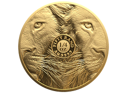 Zlatá mince Big Five III - Lion (Lev) 1/4 Oz 2025 PROOF - (2.)