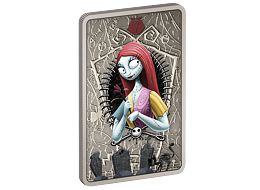 Stříbrná mince Sally 1 Oz 2021 (The Nightmare Before Christams™) Color Antique