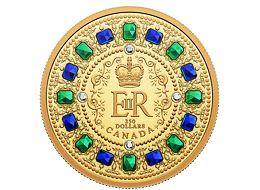 Exkluzivní zlatá mince Královna Alžběta II. - Imperial State Crown 2022 (H.M.Queen Elizabeth II.) 2 Oz 1952-2022 PROOF