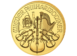 Zlatá mince 50 EUR Wiener Philharmoniker 1/2 Oz