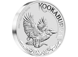 Stříbrná mince 1 kg Australian Kookaburra (Ledňáček) 2024
