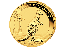 Zlatá mince 15 AUD Australian Kangaroo (Klokan rudý) 1/10 Oz 2012