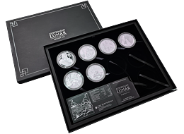 Exkluzivní sada Lunar III 12 Year Collection 2 Oz PROOF SET 6 x 2 Oz (2020 - 2031)