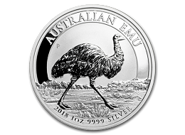 Stříbrná mince 1 Oz Australian Emu 2018