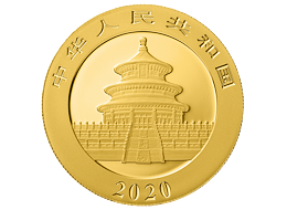 Zlatá mince 50 Yuan China Panda 3g 2020