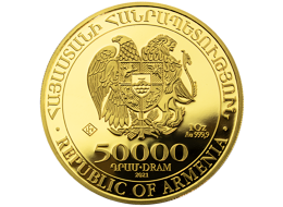 Investiční zlato - zlatá mince Noah´s Ark (Noemova archa) 1 Oz 2021