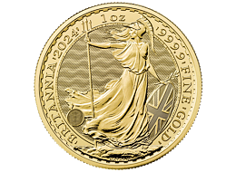 Zlatá mince 100 Pounds Britannia 1 Oz 2024
