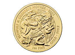 Zlatá mince Mýty a legendy - Beowulf & Grendel's Mother 1oz 2025 - (8.)