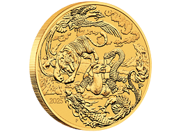 Zlatá mince 1 Oz Four Guardians (Čtyři strážci) 2025 - (8.)