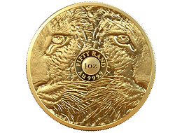Exkluzivní zlatá mince Big Five - Leopard 1 Oz 2020 PROOF - (4.)