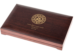 Dřevěná etue pro Lunární série III. 12 x 1/2 Oz zlatých mincí (2020-2031)