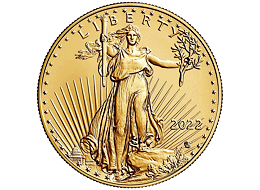 Zlatá mince 10 USD American Eagle 1/4 Oz 2022