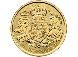 Zlatá mince 100 Pounds The Royal Arms (Královské erby) 1 Oz 2022