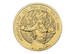Zlatá mince Mýty a legendy - Morgan Le Fay 1 Oz 2024 - (6.)