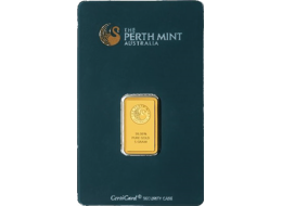 Investiční zlato - zlatý slitek 5g Perth Mint