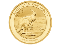 Zlatá mince 100 AUD Australian Kangaroo (Klokan rudý) 1 Oz 2013