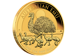 Zlatá mince 100 AUD Australian Emu 1oz 2025