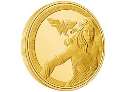 Zlatá mince Wonder Woman™ 1/4 Oz 2023 (Classic Superheroes) - (6.) PROOF