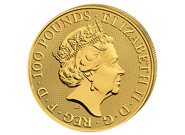 Zlatá mince 100 Pounds The Royal Arms 1 Oz 2019