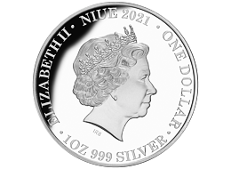 Exkluzivní stříbrná mince Královna Alžběta II. 95. výročí narození (H.M.Queen Elizabeth II.) 1 Oz 2021 PROOF