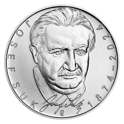 Stříbrná mince 200 Kč Josef Suk (150. výročí narození) 2024 běžná kvalita