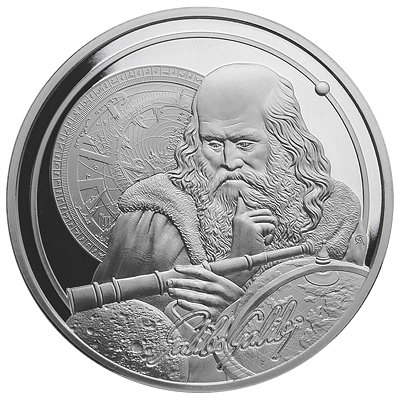 Stříbrná mince Galileo 1 Oz 2021 - (1.)