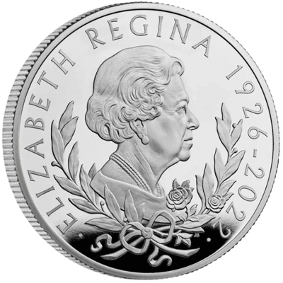 Stříbrná mince Královna Alžběta II. (1926-2022) 1 Oz (H.M.Queen Elizabeth II.) 2022 PROOF