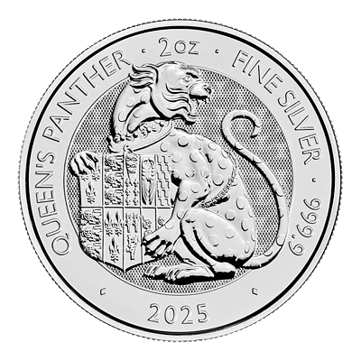 Stříbrná mince 2 Oz Tudor Queen´s Panther 2025 (Tudor Beasts)