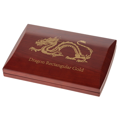 Dřevěná etue pro Dragon Rectangular (Obdélník) 12 x 1 Oz zlatých mincí