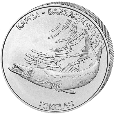Stříbrná mince 1 Oz Kapoa-Barracuda (Barakuda) 2017