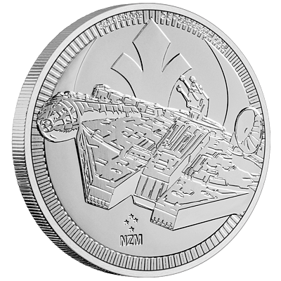 Stříbrná mince Millenium Falcon™ 1 Oz 2021 (Star Wars™)