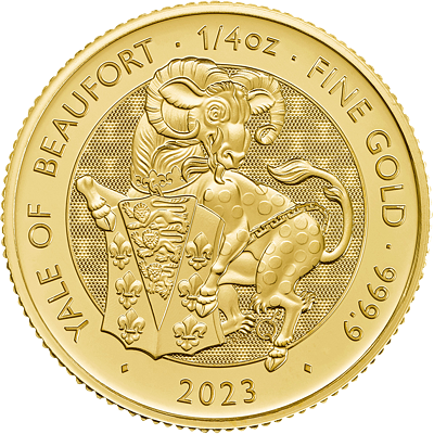 Zlatá mince Yale of Beaufort 1/4 Oz 2023 (Tudor Beasts)