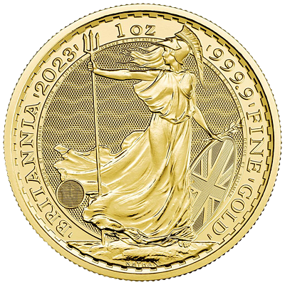Zlatá mince 100 Pounds Britannia 1 Oz 2023 - Queen Elizabeth II.