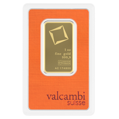 Investiční zlato - zlatý slitek 1 Oz Valcambi Suisse SA