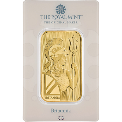 Investiční zlato - zlatý slitek 1 Oz The Royal Mint - Britannia