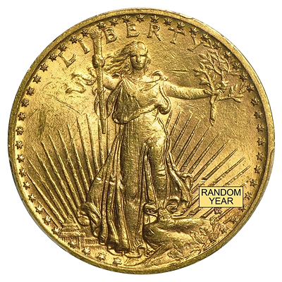 Historická zlatá mince Double Eagle 20 USD St. Gaudens