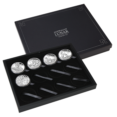 Exkluzivní sada Lunar III 12 Year Collection 2 Oz PROOF SET 5 x 2 Oz (2020 - 2031)