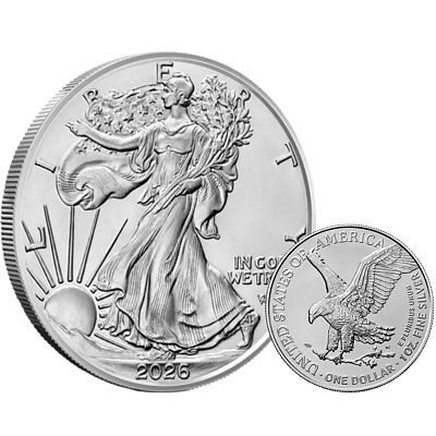 Stříbrná mince 1 USD American Eagle 1 Oz 2026