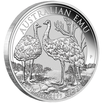 Stříbrná mince 1 Oz Australian Emu 2019