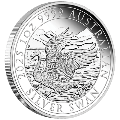 Stříbrná mince 1 Oz Australian Swan (Labuť černá) 2025 PROOF (Perth ANDA Show)