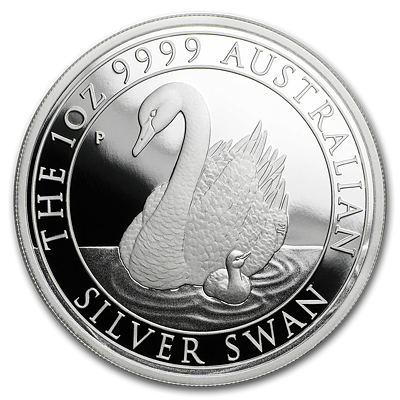 Stříbrná mince 1 Oz Australian Swan (Labuť černá) 2018 PROOF
