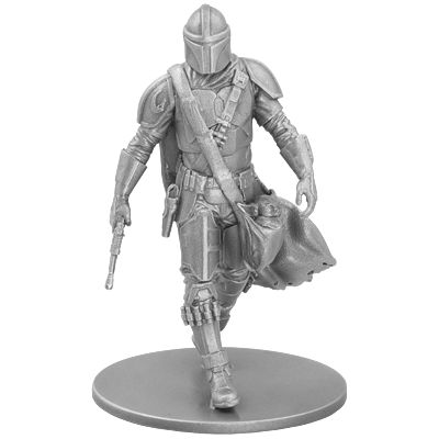 Stříbrná miniatura Mandalorian™ 2023 Antique